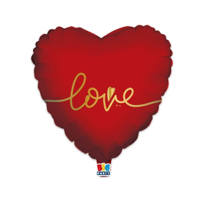 MYLAR 18" CUORE SCRITTA LOVE